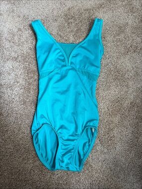 Girls Teal One-Piece Leo